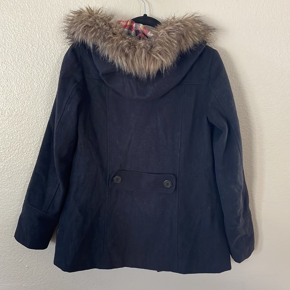 Quiksilver coat with fur hood Size Small - Picture 8 of 12
